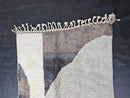 Custom Moroccan Mrirt Rug – Neutral Abstract Wool Rug | High Pile Handmade Luxury Carpet | Modern Geometric Area Rug – All Sizes by 100kends