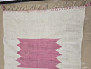Handmade Custom Moroccan Rug – Beni Ourain Wool Berber Carpet with Blue & Purple Trellis Design | Modern Moroccan Area Rug by 100kends