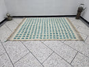 Custom Moroccan Beni Ourain Rug – Handmade Wool Green & White Berber Carpet – Large Area Rugs, Living Room Decor, Custom Sizes Available
