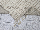 Modern Handmade Moroccan Wool Rug – Geometric Berber Design – Abstract Hand Knotted Oriental Rug – Large Oushak Style Wool Carpet