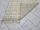 Modern Handmade Moroccan Wool Rug – Geometric Berber Design – Abstract Hand Knotted Oriental Rug – Large Oushak Style Wool Carpet