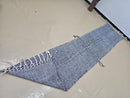 Custom Wool Moroccan Runner Rug – Handwoven Black & White Berber Hallway Carpet – Long Tribal Rug with Optional Fringes by 100kends