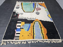 Custom Moroccan Wool Rug – Handmade Berber Boho Abstract Carpet – Geometric Colorful Tufted Living Room Rug – Modern Tribal Art by 100kends