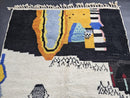 Custom Moroccan Wool Rug – Handmade Berber Boho Abstract Carpet – Geometric Colorful Tufted Living Room Rug – Modern Tribal Art by 100kends