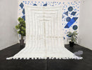 Custom White Moroccan Rug – Soft Wool Handmade Carpet, Minimalist Neutral Berber Decor for Living Room, Bedroom & More by 100kends