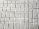Custom Moroccan Wool Rug – Handwoven White Grid Area Rug | Neutral Boho Shag Carpet | Cozy Living Room Decor | Made to Order rug by 100kends