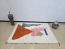 Custom Moroccan Wool Rug – Handmade Abstract Berber Carpet in Boho Geometric Design – Colorful Wool Area Rug – AnySize Available by 100kends