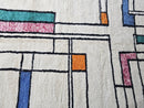 Custom Moroccan Mrirt Rug | Abstract Wool Handmade Berber Rug | Geometric Modern Area Rug | Boho Colorful Designer Carpet by 100kends