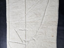 Custom Moroccan Mrirt Rug - Handmade Wool Minimalist Rug - White Area Rug for Living Room, Bedroom, Boho Chic Moroccan Decor by 100kends
