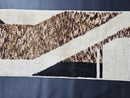 Custom Moroccan Runner Rug - Abstract Boho Hallway Rug, Handwoven Wool Narrow Rug, Neutral Earthy Decor, Unique Modern Style by 100kends