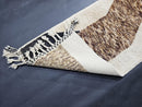 Custom Moroccan Runner Rug - Abstract Boho Hallway Rug, Handwoven Wool Narrow Rug, Neutral Earthy Decor, Unique Modern Style by 100kends