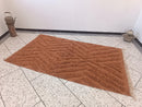 Terracotta Wool Rug – Hand Knotted Moroccan Carpet – Cozy Brown Striped Berber Decor – Plush Beni Ourain Style Wool Area Rug by 100kends