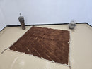 Luxurious Brown Beni Ourain Rug – Custom Handmade Moroccan Wool Area Rug – Berber Style Russet Tumbleweed Carpet by 100kends