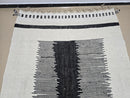 Custom Beni Ourain Rug – Handmade Moroccan Wool Area Rug, Ivory & Black Contemporary Design, Custom Size Rugs, Modern Morocco Rug by 100kend