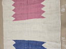 Handmade Custom Moroccan Rug – Beni Ourain Wool Berber Carpet with Blue & Purple Trellis Design | Modern Moroccan Area Rug by 100kends