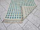 Custom Moroccan Beni Ourain Rug – Handmade Wool Green & White Berber Carpet – Large Area Rugs, Living Room Decor, Custom Sizes Available