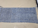 Custom Wool Moroccan Runner Rug – Handwoven Black & White Berber Hallway Carpet – Long Tribal Rug with Optional Fringes by 100kends