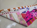Custom Pink Moroccan Wool Runner Rug – Handwoven Berber Carpet for Hallways – Abstract Moroccan boho Design – Made to Order Rug by 100kends