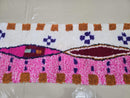 Custom Pink Moroccan Wool Runner Rug – Handwoven Berber Carpet for Hallways – Abstract Moroccan boho Design – Made to Order Rug by 100kends