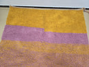 Handmade Moroccan Wool Rug – Purple & Mustard Modern Striped Berber Carpet – Custom Sizes – Soft Shaggy Sheep Wool Area Rug – by 100kends