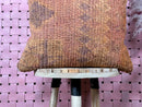 Vintage Moroccan Wool Pillow – Handwoven Tribal Kilim Cushion with Earth Tones and Rustic Charm – Berber Style – 19 x 20 inches pillow cover