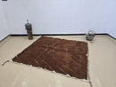 Luxurious Brown Beni Ourain Rug – Custom Handmade Moroccan Wool Area Rug – Berber Style Russet Tumbleweed Carpet by 100kends