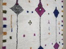 Custom Moroccan Berber Rug – Handmade Wool Beni Ourain Style Carpet with Colorful Geometric Patterns | Boho Striped Kilim Tapis Morocco