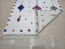 Custom Moroccan Berber Rug – Handmade Wool Beni Ourain Style Carpet with Colorful Geometric Patterns | Boho Striped Kilim Tapis Morocco
