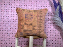 Moroccan Wool Pillow in Earthy Tones – Handwoven Rustic Boho Cushion Cover – Tribal Kilim Accent – 19x19 Inches pillowcase by 100kends