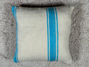 Handmade Moroccan Wool Pillow in Natural Brown with Tribal Motif – Rustic Boho Cushion Cover – Unique Vintage Style – 17 x 17 inches pillow