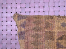 Vintage Moroccan Wool Pillow Handmade in Earthy Tones with Tribal Pattern – Square Throw Pillow 19x19 inches wool pillow cover by 100kends