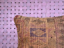 Moroccan Wool Pillow in Earthy Tones – Handwoven Rustic Boho Cushion Cover – Tribal Kilim Accent – 19x19 Inches pillowcase by 100kends