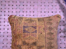 Moroccan Wool Pillow in Earthy Tones – Handwoven Rustic Boho Cushion Cover – Tribal Kilim Accent – 19x19 Inches pillowcase by 100kends