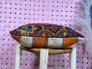 Handmade Red Moroccan Wool Pillow with Berber Floral Patterns – Vintage Tribal Boho Cushion Cover – Wool Cushion 19x19 inches by 100kends
