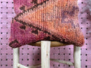 Handmade Moroccan Wool Pillow – Vintage Tribal Design in Warm Tones – Soft Berber Cushion Cover – Unstuffed – 20 x 19 inches pillow cover