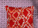 Handmade Moroccan Wool Pillow Red Boho Cushion Ethnic Berber Decor Sofa Throw Kilim Unstuffed 19x19 Inches wool pillow cover by 100kends