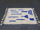Custom Moroccan Shag Rug | Handmade Berber Wool Rug for Living Room | Beni Ourain Rug in Various Sizes, high quality rugs by 100kends